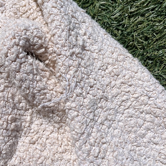 Free People White Cream Knit Cardigan Sweater XS Extra Small - Picture 4 of 5